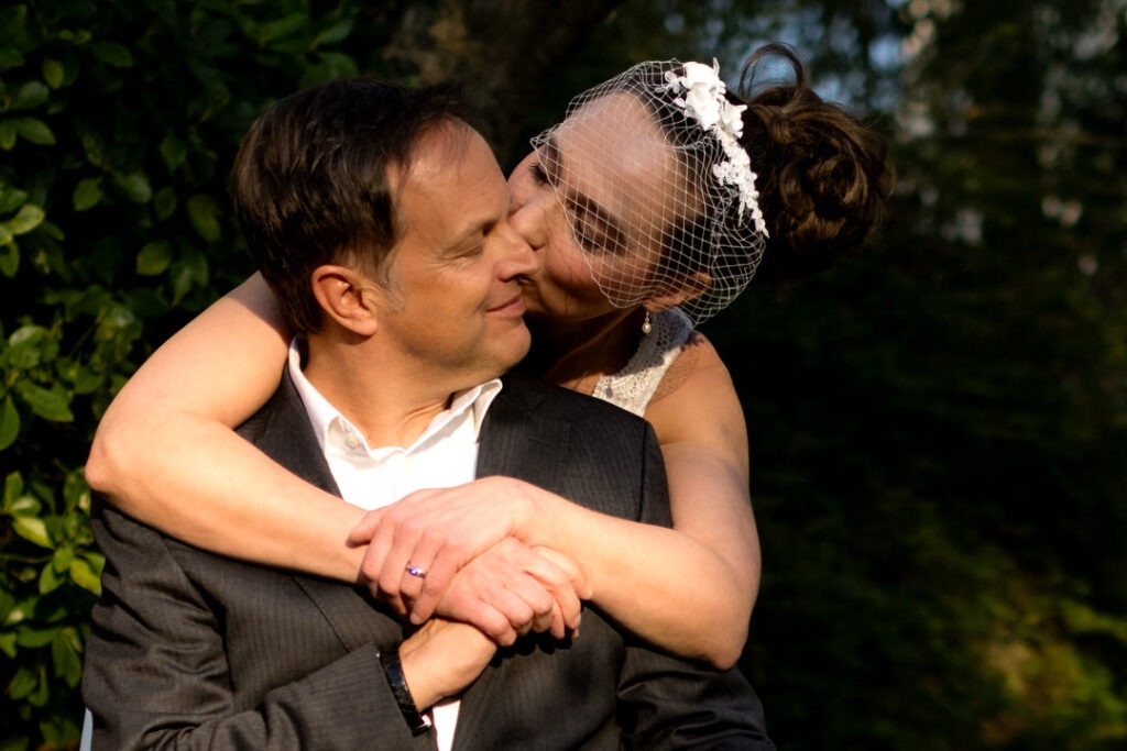 Engagementshooting im Brautkleid? Warum nicht? In Freiburg im Breisgau