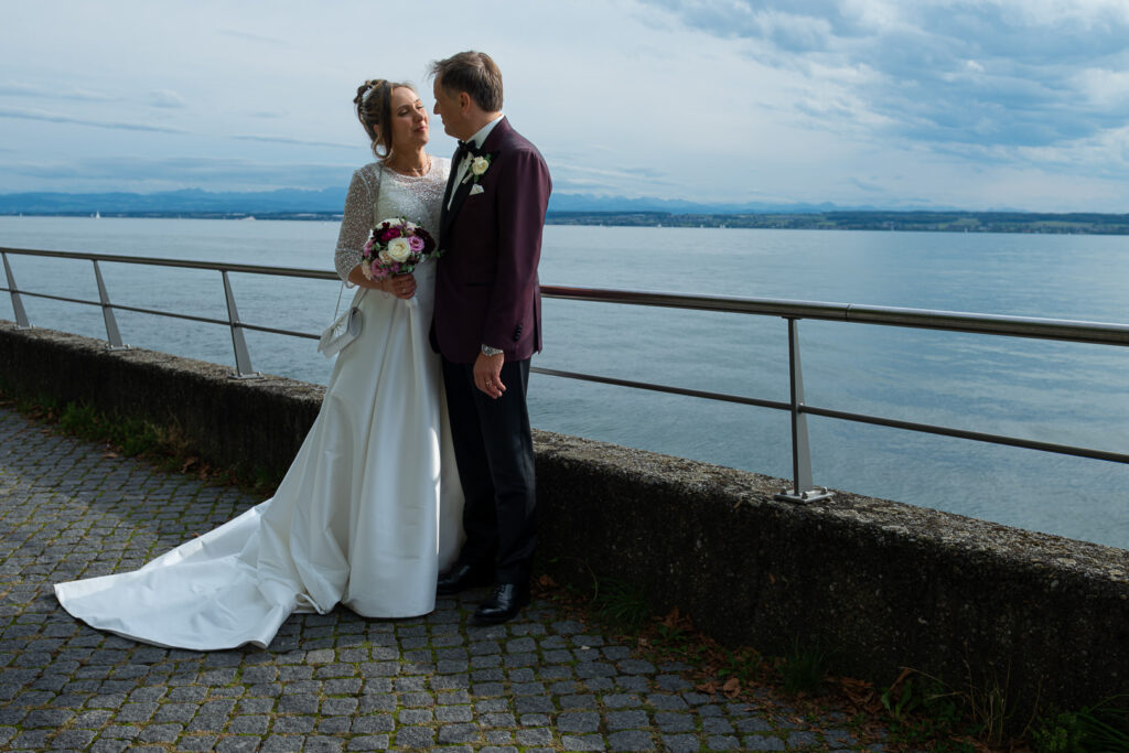 Paarshooting Anna und Bernd am Bodensee bei Meersburg.